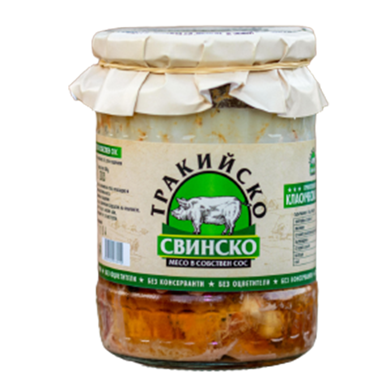 Свинско месо в собствен сос