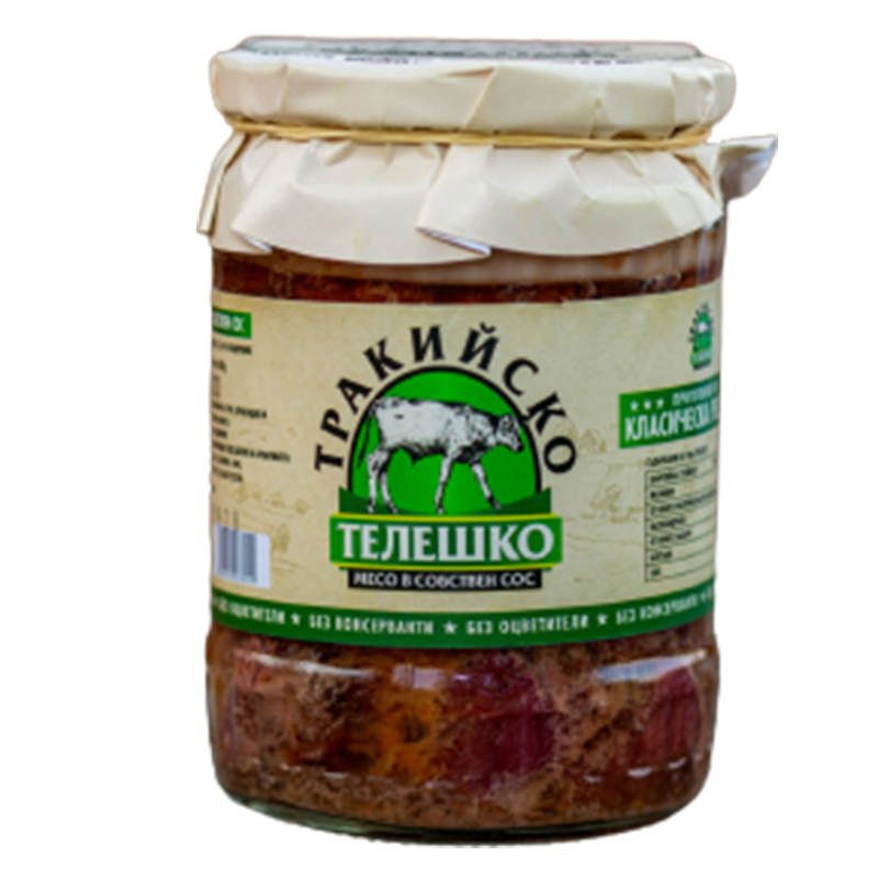 Телешко месо в собствен сос